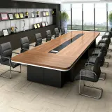 Simple Thick Plate Conference Table - Maoters thumbnail 3