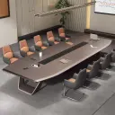 High Gloss Painted Long Conference Table thumbnail 2
