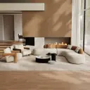 Curved Corner Sofa for Hotel, Office, Beauty Salon & Reception thumbnail 3