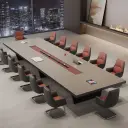 High-End Light Luxury Large Office Conference Table thumbnail 2