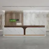 Two-Tone Reception Desk - Maoters thumbnail 2