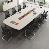Modern Minimalist Large Meeting Table - Maoters thumbnail 2