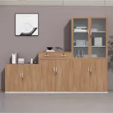 Modern Tiered Lockable Storage Cabinet - Maoters thumbnail 3