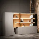 Light Luxury Office Wooden File Cabinet - Maoters thumbnail 3