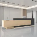 Modern Simple Wood Reception Desk - Maoters thumbnail 4