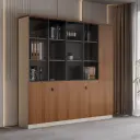 High End Wooden Office Filing Cabinet with Lock thumbnail 4