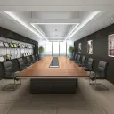 Simple Thick Plate Conference Table - Maoters thumbnail 2