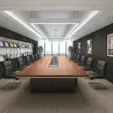 Simple Thick Plate Conference Table - Maoters thumbnail 2