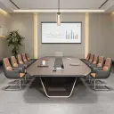 High Gloss Painted Long Conference Table thumbnail 3
