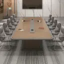 Modern Painted Large Conference Table thumbnail 2