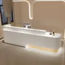 Modern Fashion White Reception Desk - Maoters thumbnail 4