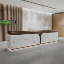 Two-Tone Reception Desk - Maoters thumbnail 3