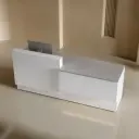 Minimalist Premium White Reception Desk - Maoters thumbnail 4