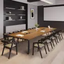 Industrial Style Wood Conference Table - Maoters thumbnail 3