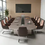 Minimalist Long Conference Table - Maoters thumbnail 3