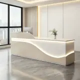 Light Luxury Elegant Reception Desk - Maoters thumbnail 4