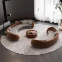 Light Luxury Semi-Circular Arc Sofa for Living Room thumbnail 3