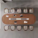 Solid Wood Commercial Conference Table - Maoters thumbnail 3