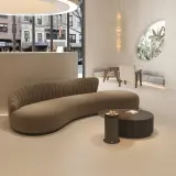 Stylish and Casual Curved Sofa thumbnail 4