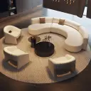 Half Circle Sofa for Business Hospitality thumbnail 4