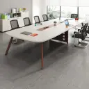 Modern Minimalist Large Meeting Table - Maoters thumbnail 3