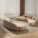 Arc Sofa for Beauty Salon VIP Reception Space thumbnail 3