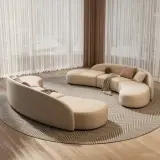 Arc Sofa for Beauty Salon VIP Reception Space thumbnail 3