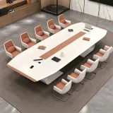Premium Lacquered Conference Table – Large Long Table thumbnail 3