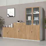 Modern Tiered Lockable Storage Cabinet - Maoters thumbnail 4
