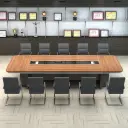 Simple Thick Plate Conference Table - Maoters thumbnail 4