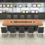 Simple Thick Plate Conference Table - Maoters thumbnail 4