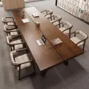 Large Wood Executive Conference Table - Maoters thumbnail 4