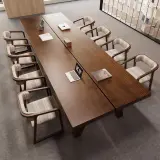 Large Wood Executive Conference Table - Maoters thumbnail 4