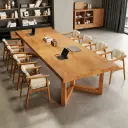Simple Solid Wood Conference Table - Maoters thumbnail 4