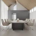 Thickened Long Conference Table thumbnail 4