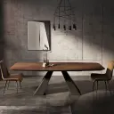 Modern Wood Conference Table with Angled Legs - Maoters thumbnail 4