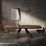 Modern Wood Conference Table with Angled Legs - Maoters thumbnail 4