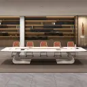 Premium Lacquered Conference Table – Large Long Table thumbnail 4