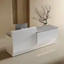 Minimalist Premium White Reception Desk - Maoters thumbnail 3