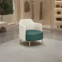 Curved Two-Tone Lounge Sofa thumbnail 1