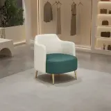 Curved Two-Tone Lounge Sofa thumbnail 1