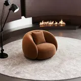 Light Luxury Semi-Circular Arc Sofa for Living Room thumbnail 1