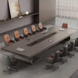 Sleek Paint Finish Conference Table thumbnail 2