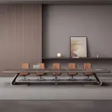Sleek Paint Finish Conference Table thumbnail 3
