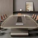 Sleek Paint Finish Conference Table thumbnail 8