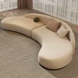 Arc Sofa for Beauty Salon VIP Reception Space thumbnail 1