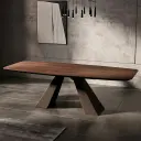 Modern Wood Conference Table with Angled Legs - Maoters thumbnail 1
