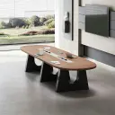 Solid Wood Commercial Conference Table - Maoters thumbnail 1