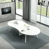Modern Curved Office Conference Table - Maoters thumbnail 1