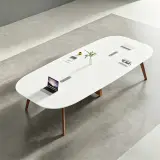 Modern Large Oval Office Conference Table - Maoters thumbnail 1